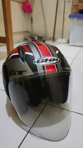 helm GHM double visor bekas
