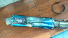 Knalpot R9 type Mugelo Original normal layak pakai