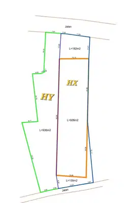 Jual area komersial salembaran jaya komplek pergudangan 99 kosambi