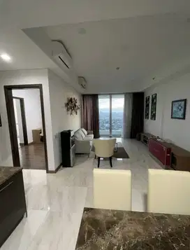 Apartemen cosmo tower di kemang village 3 BR mewah lantai tinggi murah