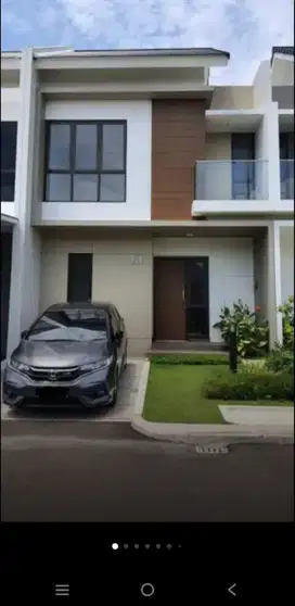 Rumah disewakan di dalam cluster Summarecon Bekasi Cluster Olive