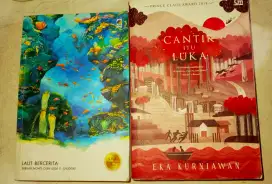 buku novel cantik itu luka & laut bercerita (bekas)