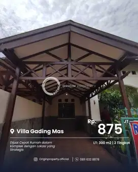 Dijual Cepat Villa Gading Mas 3 Jalan Cengkeh Mas Daerah Amplas