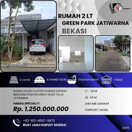 GREENPARK JATIWARNA BEKASI CLUSTER NYAMAN LENGKAP FASILITAS S596