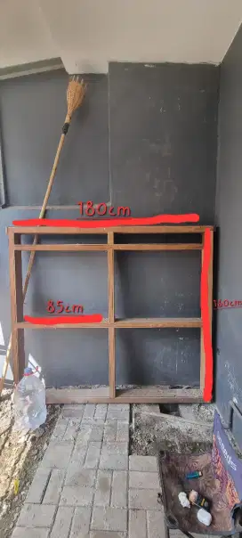 Dijual Kusen Jendela Kayu