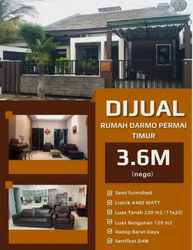 Rumah surabaya darmo permai, dekat pakuwon pradah lontar citraland