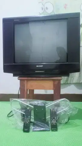 TV 21 INCH SHARP SLIM FLAT FULLSET NORMAL