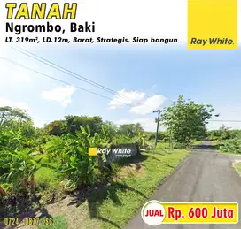 Dijual Tanah di Ngrombo, Baki