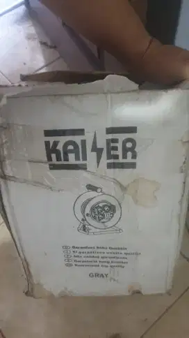Dijual 1 bh kabel Roll 50 mtr  merk Kaisar.