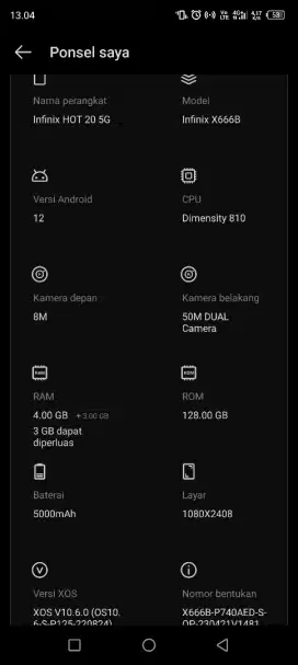 infinix hot 20 5g