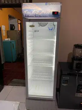 Hot Deal..Showcase SANSIO
Kapasitas 308L
P 55 cm x L 58 cm x T 185 cm