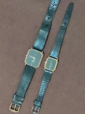 Longines watch set pria & wanita like new