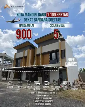 Hanya 10 Menit ke bandara ASTHARA Under 1Man Free Voucher & Smart Door
