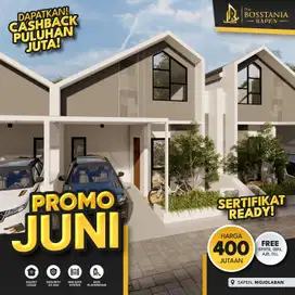 Rumah 1 Lantai Bosstania Sapen – Hanya 450 Juta Nett, Free Biaya!