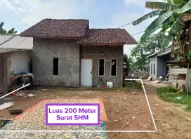 JUAL RUMAH KAMPUNG AKSES MOBIL SURAT SHM