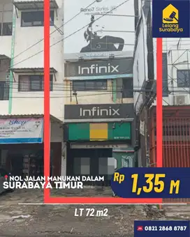 Ruko Surabaya  Nol Jalan Manukan Dalam