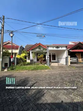 Rumah Siap Huni Row Jalan Lebar di Araya Blimbing Malang