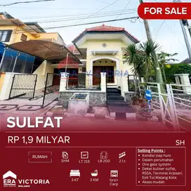 Rumah Kondisi Siap Huni One Gate Sistem Dekat RSSA, Terminal Arjosari