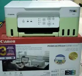 Dijual Printer Canon PIXMA G3730 (Yellow Green) - MULUS BANGET!*
