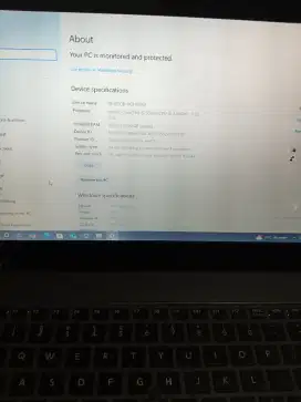 Laptop Toshiba i5 gen 5 RAM 8GB SSD 128GB