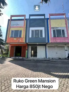 Dijual ruko murah green  mansion tambakrejo (Darrah pondok tjandra)