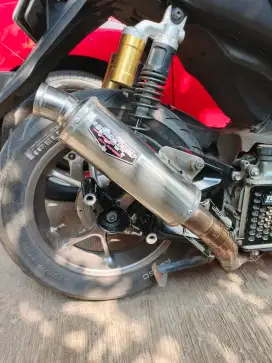 Knalpot Black Devil Aerox old