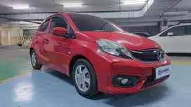 TDP Rendah Honda Brio Satya 1.2 E Bensin-AT 2017 Merah CUFCB
