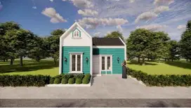 Rumah modern dengan City view