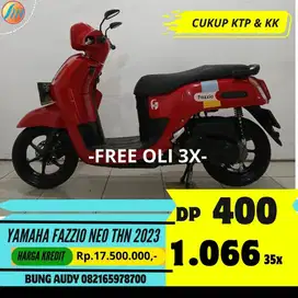YAMAHA FAZZIO NEO TAHUN 2023 MESIN HALUS, BODI MULUS, BERGARANSI