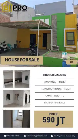 Rumah Jual Cepat di Cibubur Mansion Cileungsi
