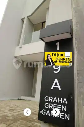 Di jual Rumah siap huni rumah di graha green garden dian istana