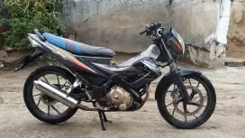 satria fu 2008 kepala kecil mesin bagus cat list ori motor bagus