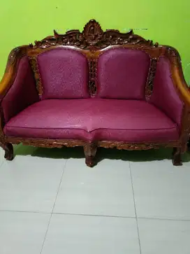 Kursi jati bekas model 2-1-1