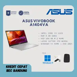 Kredit Cepat Laptop Asus A1404VA Core i3