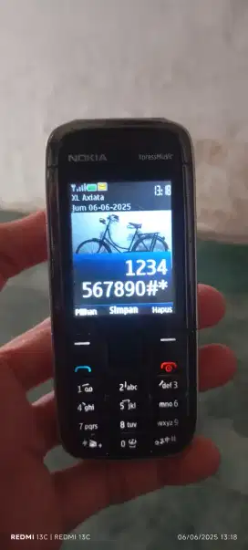 Dijual Hp Nokia 5130 Xm kondisi normal fungsi all operator siap pakai