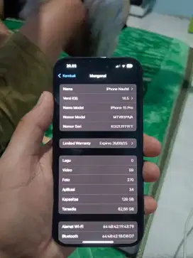 Iphone 15 pro 128 GB Ibox