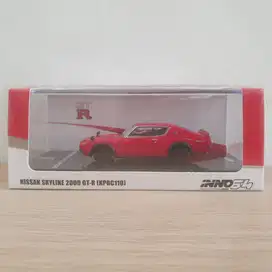 Inno64 Nissan Skyline 2000 GT-R 1/64 (KPGC110, Red, Merah, GTR, KPGC)