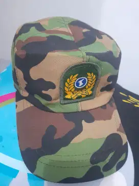 Topi cap loreng tentara korea built up