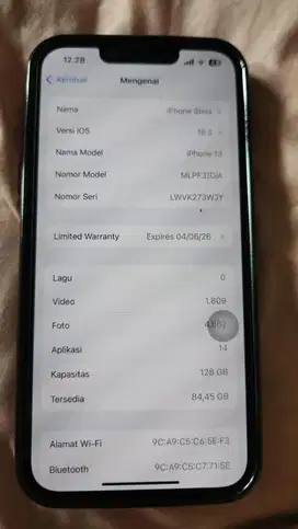 Ip 13 baru 1 bulan garansi panjang