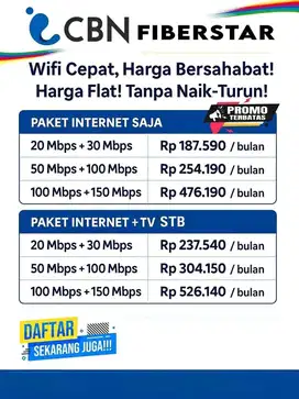 PEMASANGAN WIFI CBN TANGERANG
