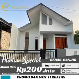 Rumah murah 2 kamar bertema scandinavi mulai dari 200 jutaan