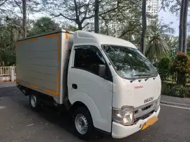 Isuzu traga box 2020 ac dingin + power stering plat kuning terawat