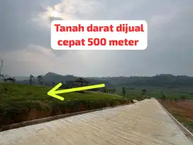 Tanah darat dijual cepat 500 meter masuk mobil bogor timur