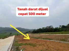 Tanah darat buat villa dijual cepat 500 meter masuk mobil bogor timur