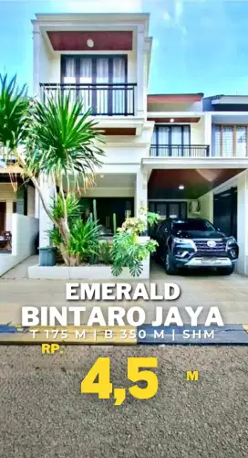 Rumah Cantik Siap Huni Emerald Bintaro Jaya Sektor 9 Tangsel