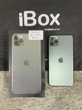 IPhone 11 ProMax 64GB iBox Green mulus Fullset BH 100% Permanent