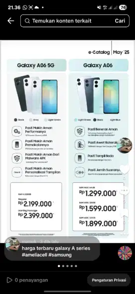 Samsung galaxy A06 series