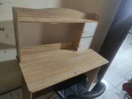 Meja Belajar plus Bangku Busa