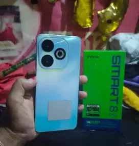 Infinix smart 8 pro ram 8+8/128 fullset ori+softcase!.