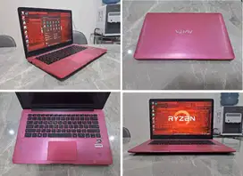 Ryzen 5 8cpu 8GB 512GB FullHD Vega 8 W11 ORI Laptop Super Slim Garansi